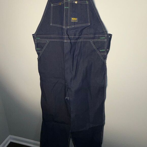 Vintage NOS OshKosh B’gosh Men’s Denim Bib Overalls – Size 42x34 – Made in USA – - Picture 3 of 16